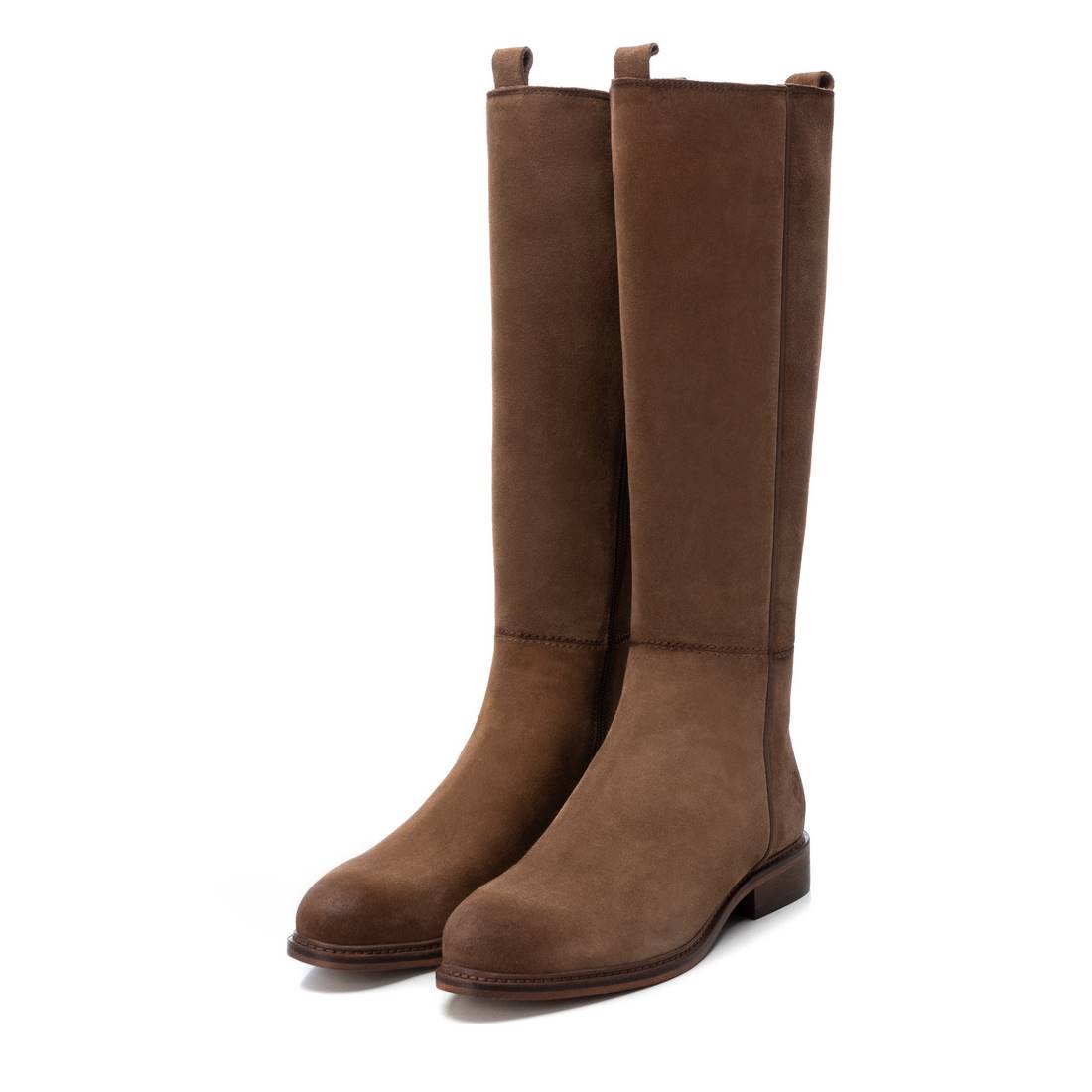 Carmela 16097802 bottes cuir marron plates 38 cm