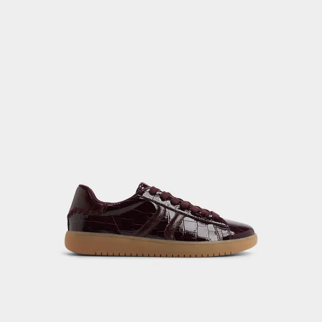 ALDO Chicsneaker2 baskets bordeaux croco