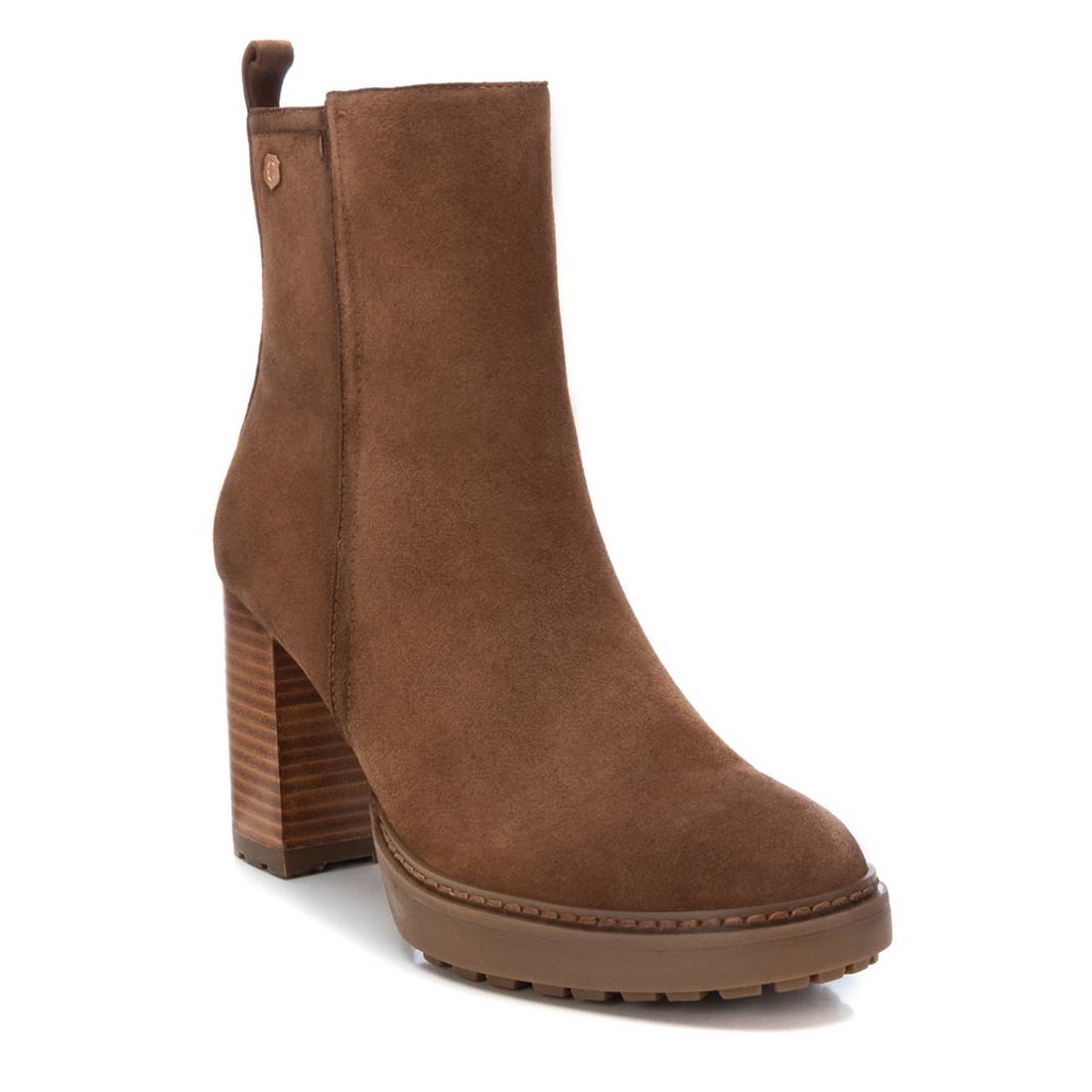 Carmela 16110803 bottine cuir marron talon 8 cm