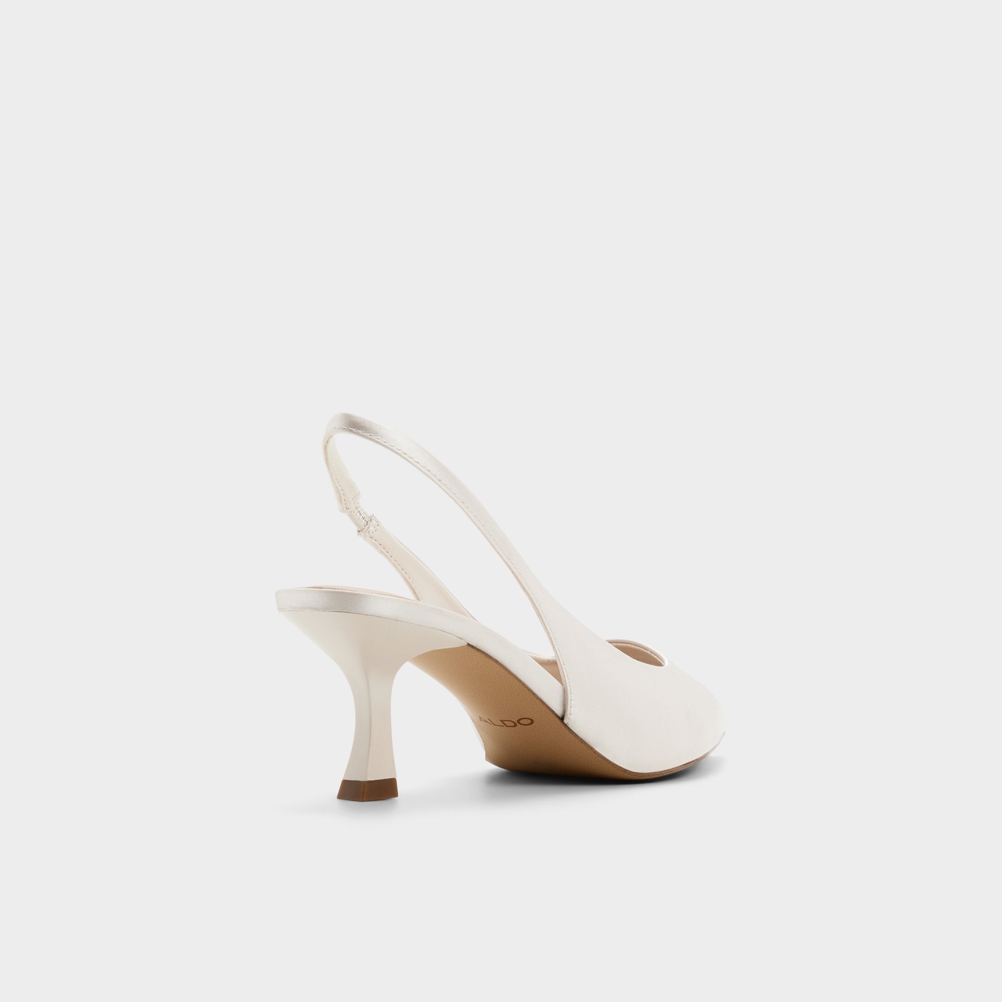 ALDO Kiarrah escarpins satin blanc petit talon