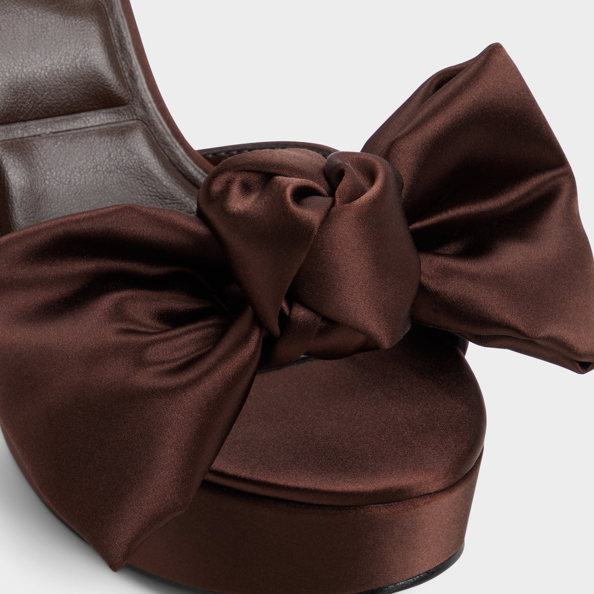 ALDO Luscious escarpins satin à nœud plateforme