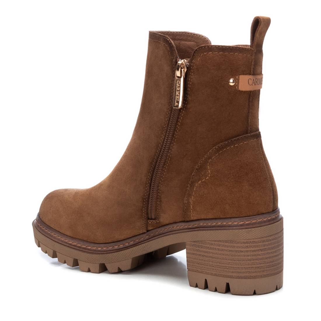 Carmela 16108101 bottine cuir marron talon 7 cm
