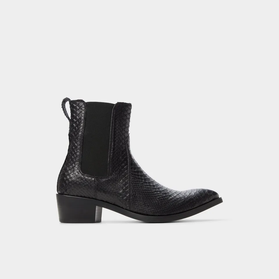 ALDO Mavrik bottes western noires serpent