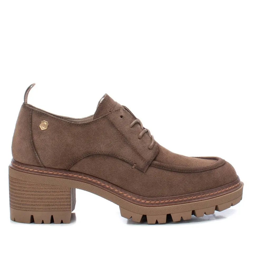 Carmela 16113301 derby cuir marron talon 7 cm