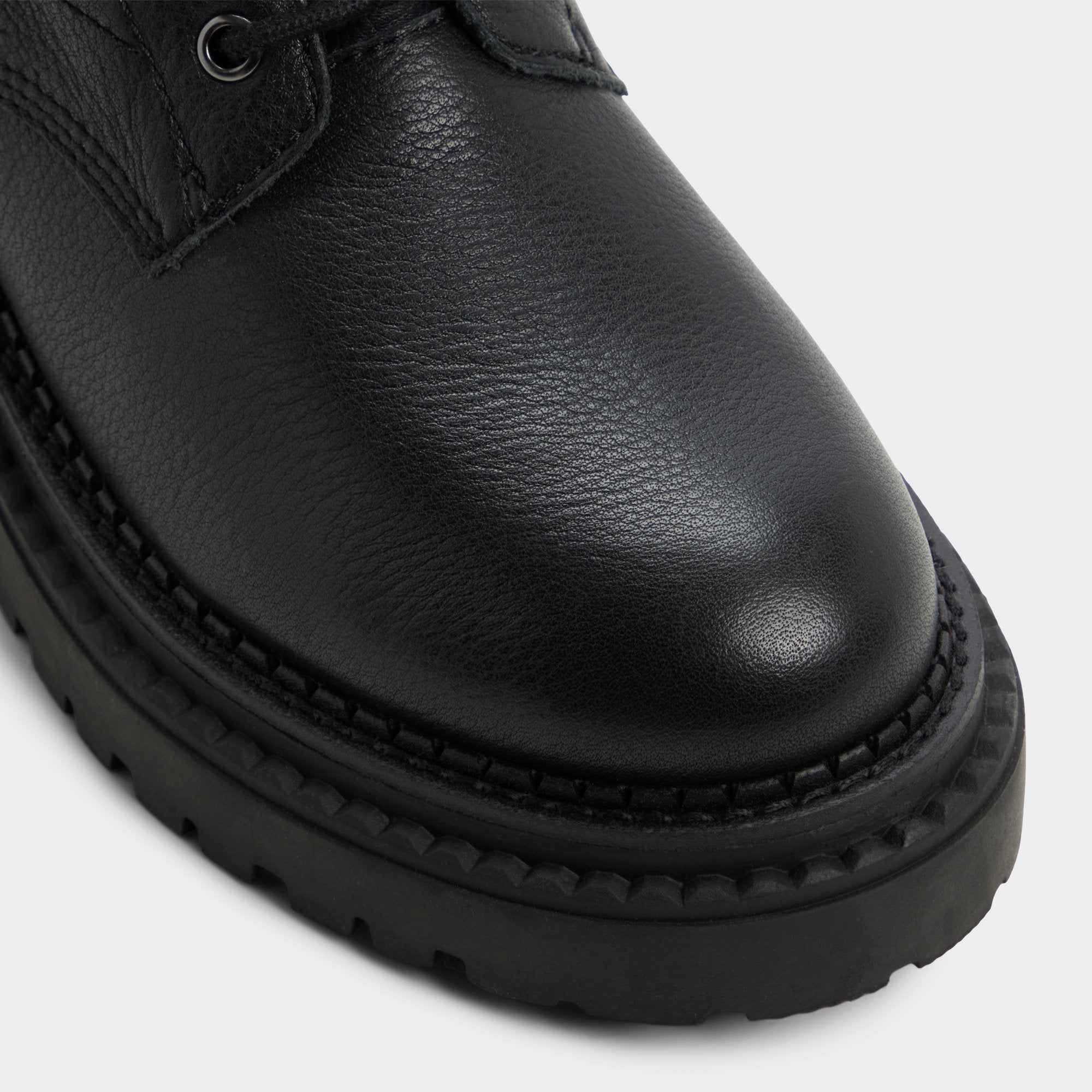 ALDO Lewellen bottines combat cuir fourrure crantée