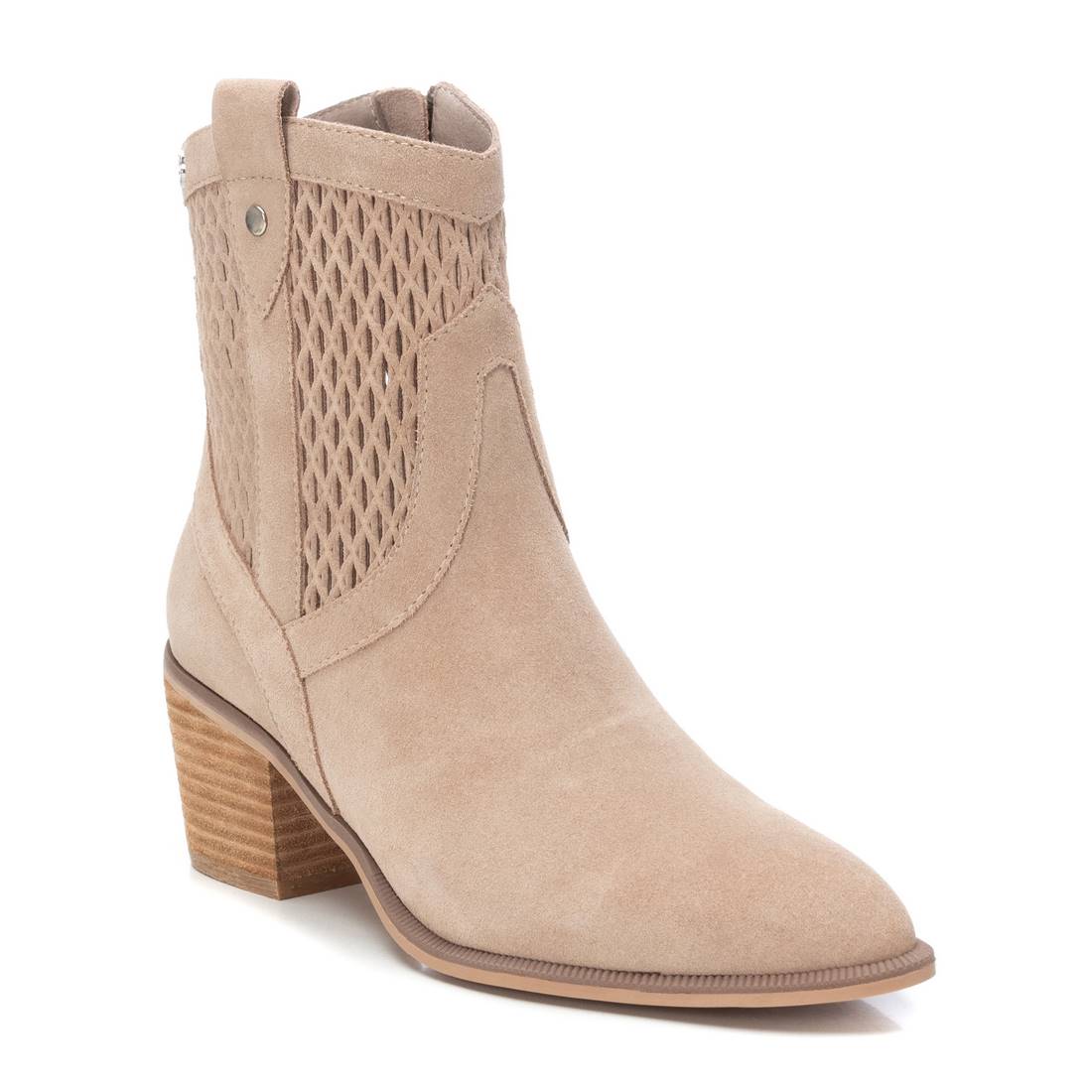 Carmela 16152102 bottine femme suède blanc cowboy