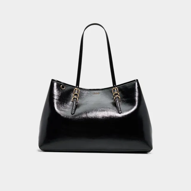 ALDO Isedriaa sac cabas noir verni bureau