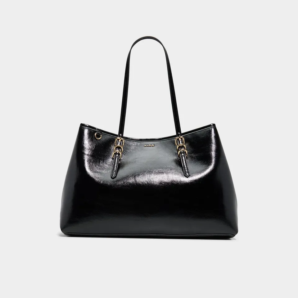 ALDO Isedriaa sac cabas noir verni bureau