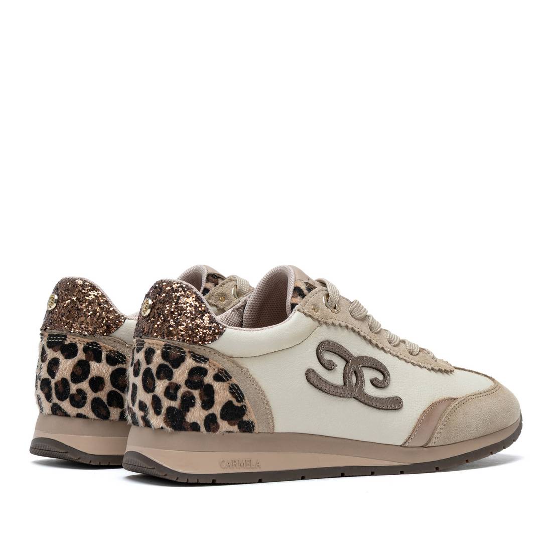 Carmela 16423402 basket femme beige synthétique