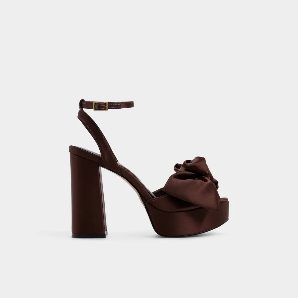 ALDO Luscious escarpins satin à nœud plateforme