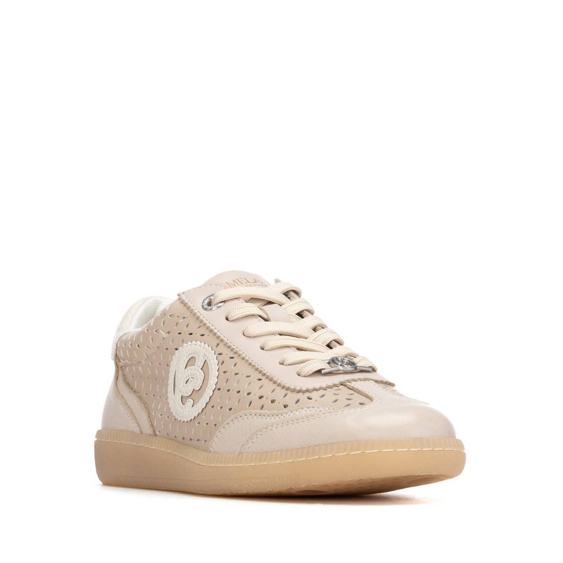 Carmela 16312003 sneaker cuir beige ajouré