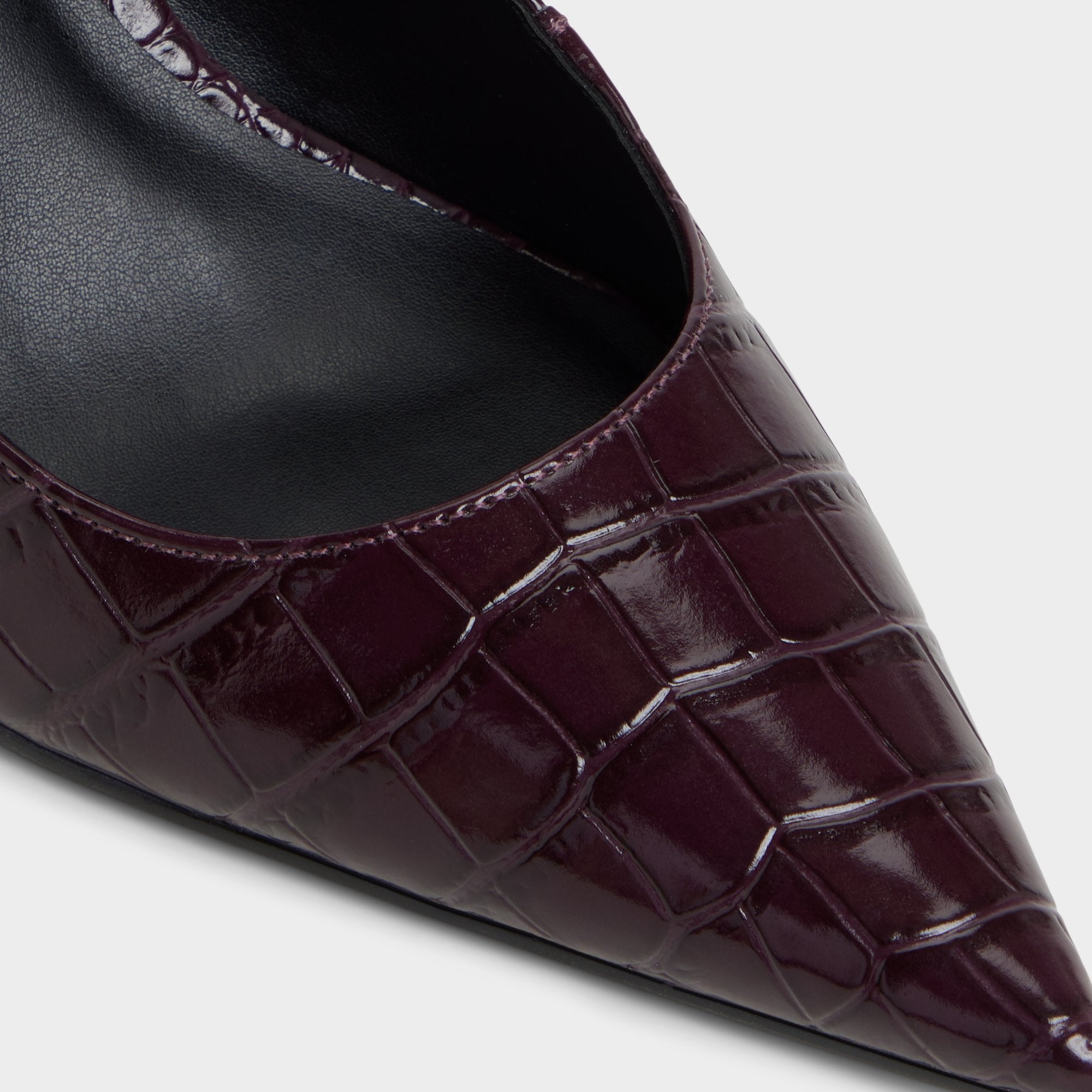 ALDO Seralina sandales talon rouge croco