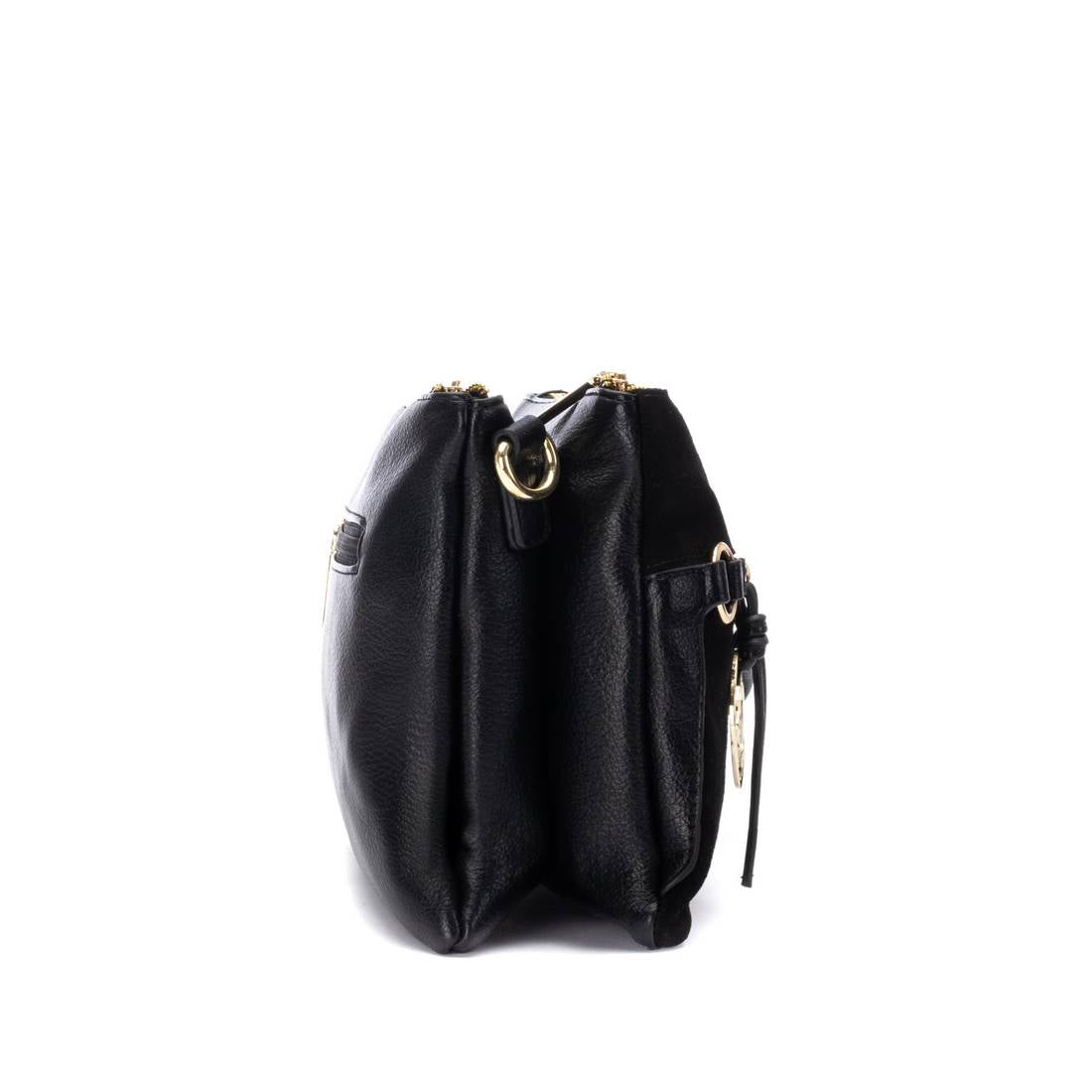 Carmela 18617403 sac bandoulière cuir noir 23 cm