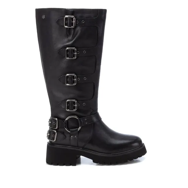 Carmela 16192901 bottes femme noir motardes