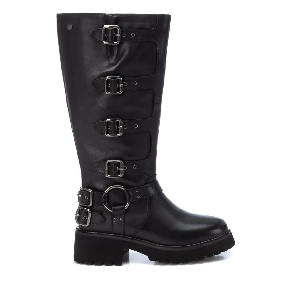 Carmela 16192901 bottes femme noir motardes