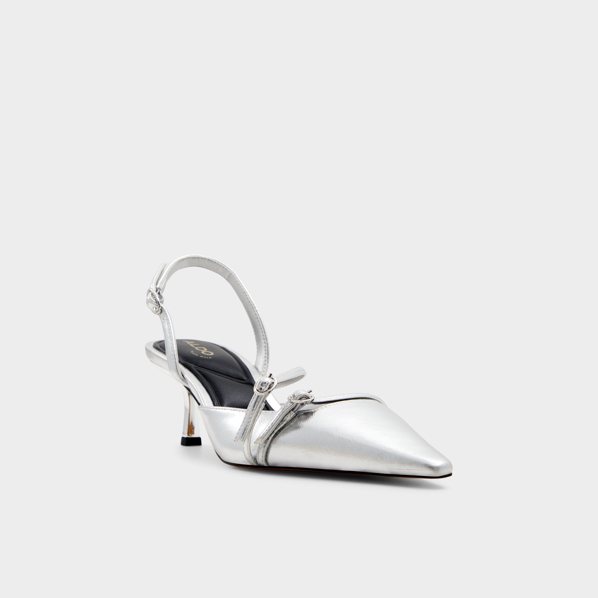 ALDO Marietta escarpins slingback argent pointure 38
