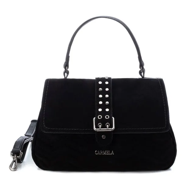 Carmela 18601501 bandoulière daim noir 24 cm