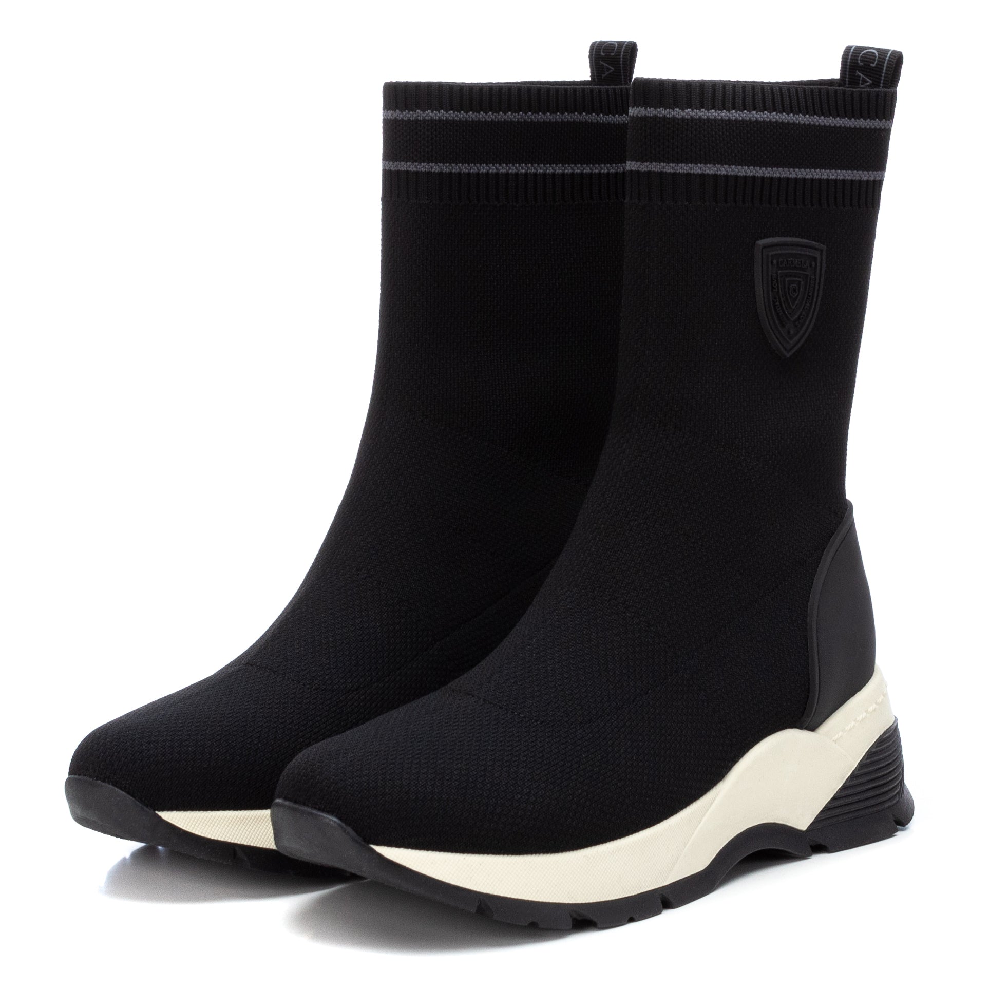 Carmela 16033701 basket textile noir 35-41
