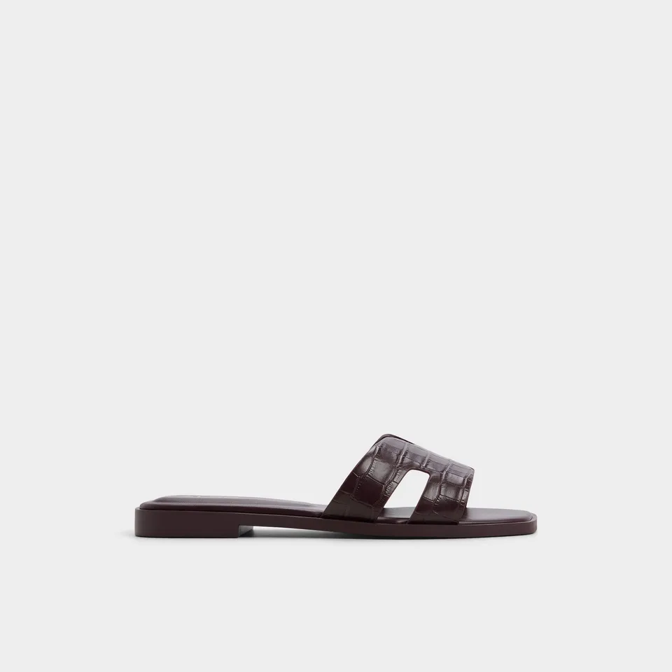ALDO Itsandal sandales plates femme bordeaux