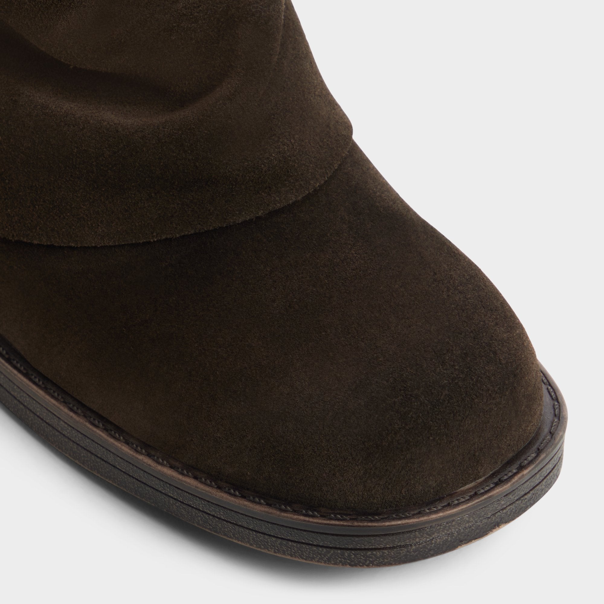 Aldo Bitse bottine suède boucle talon bloc