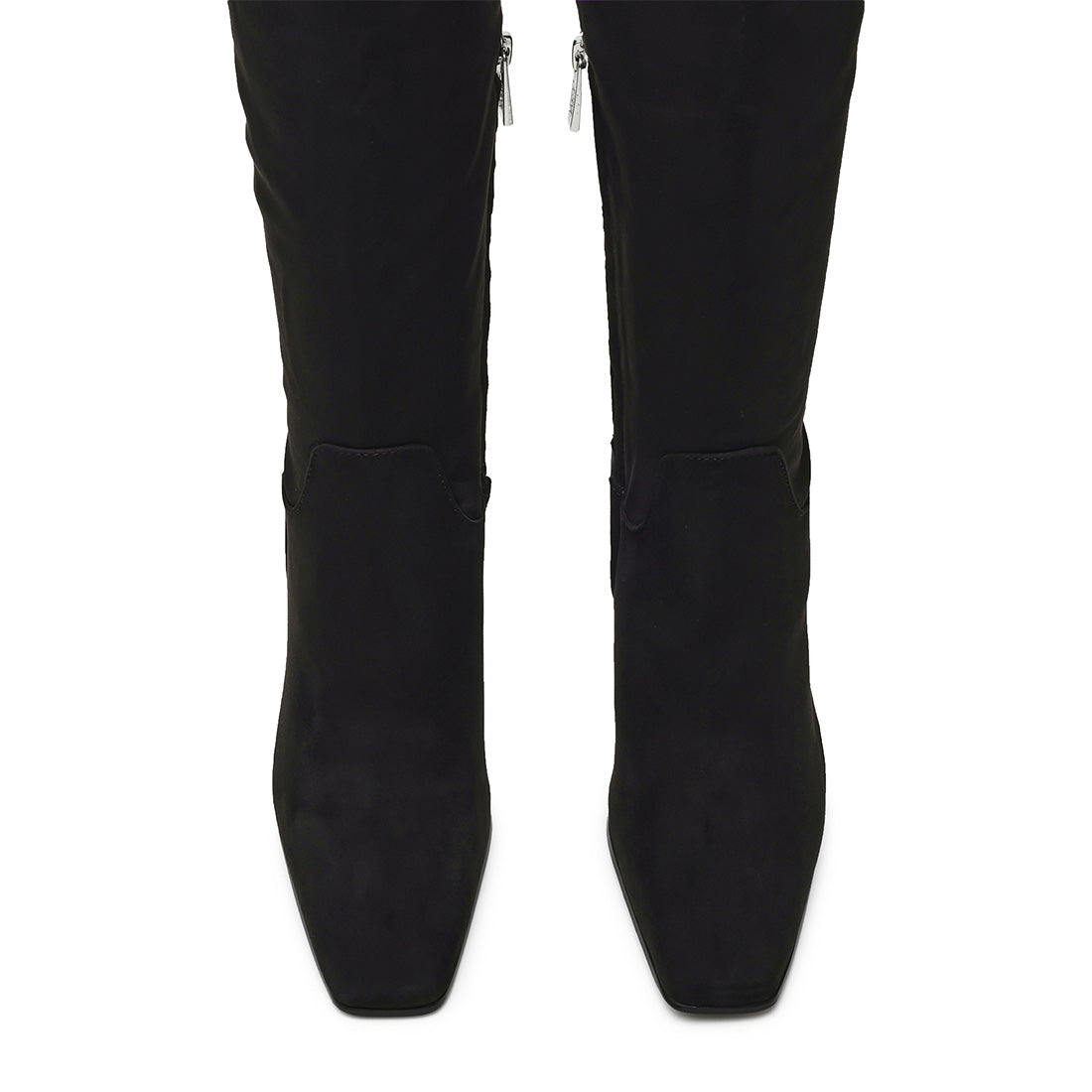 Steve Madden Fair-Play bottines noires tissu talon 8,5 cm