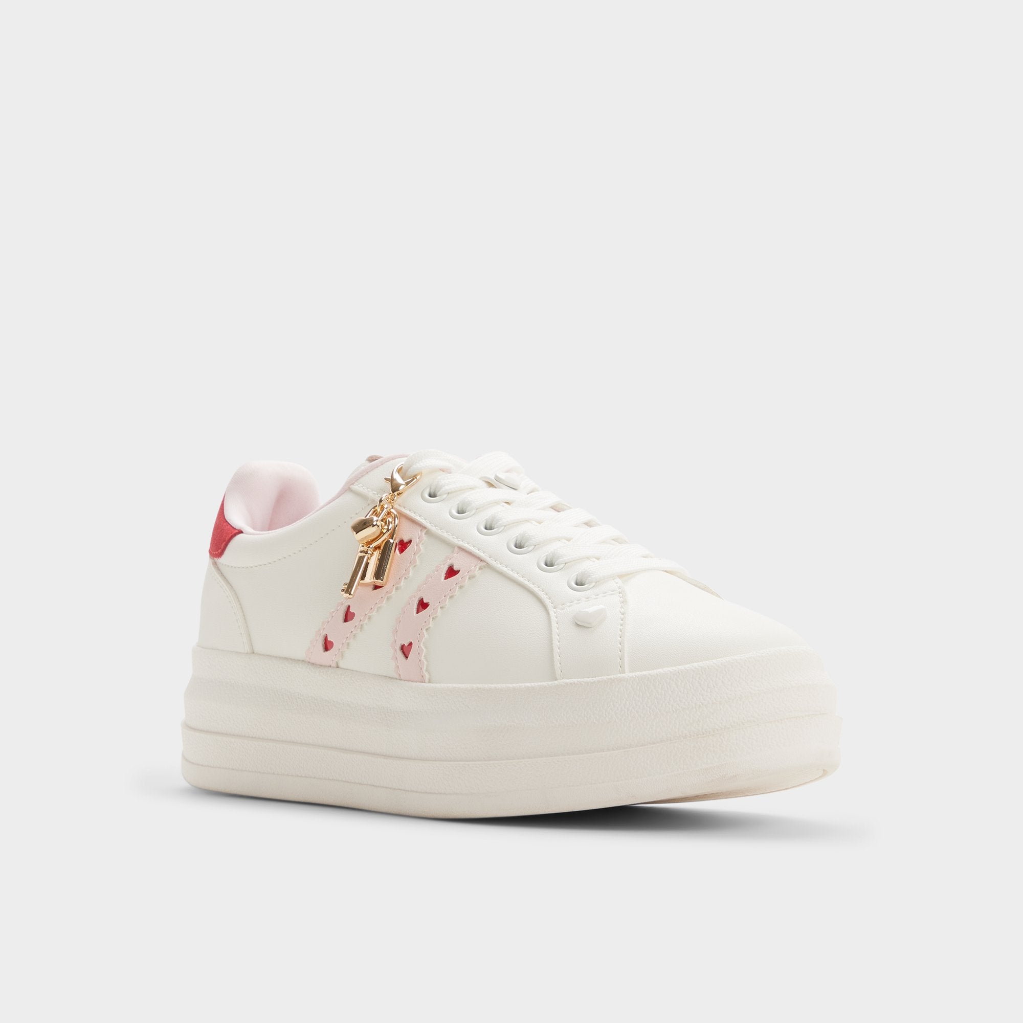 ALDO Adores basket blanche clé dorée