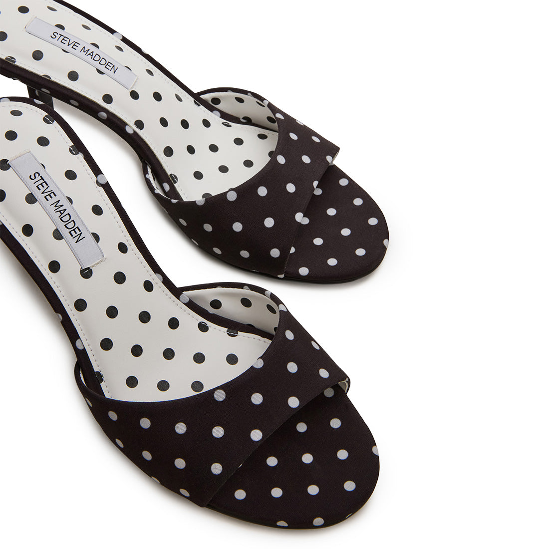 Steve Madden Kendrix sandales noir blanc 6 cm