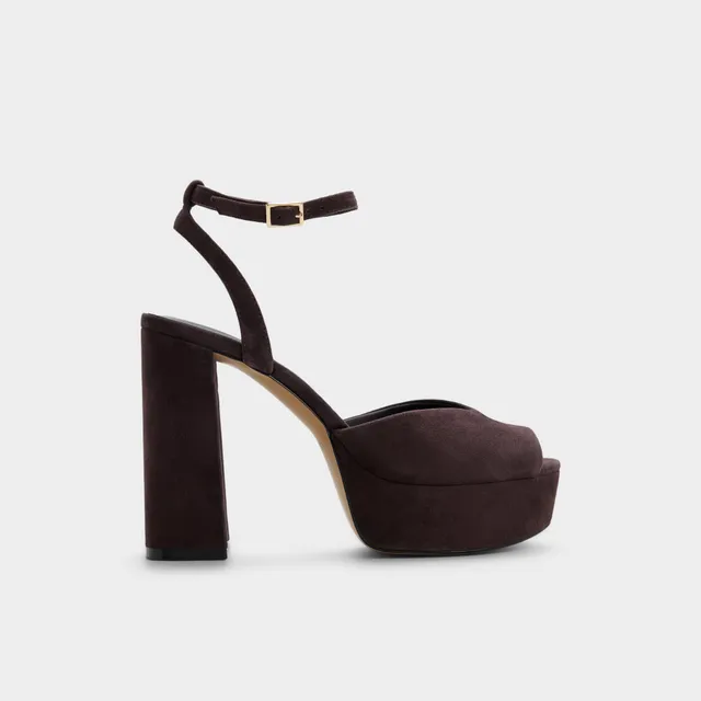 Aldo Monnae escarpins marron talon haut