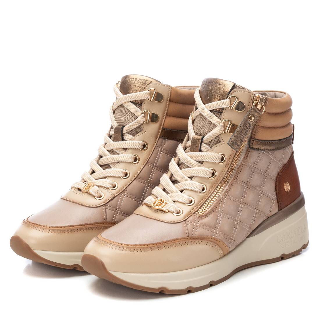Carmela 16182104 bottines femme marron cuir lacets