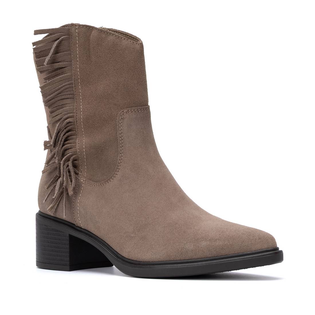 Carmela 16425203 bottine cuir franges marron