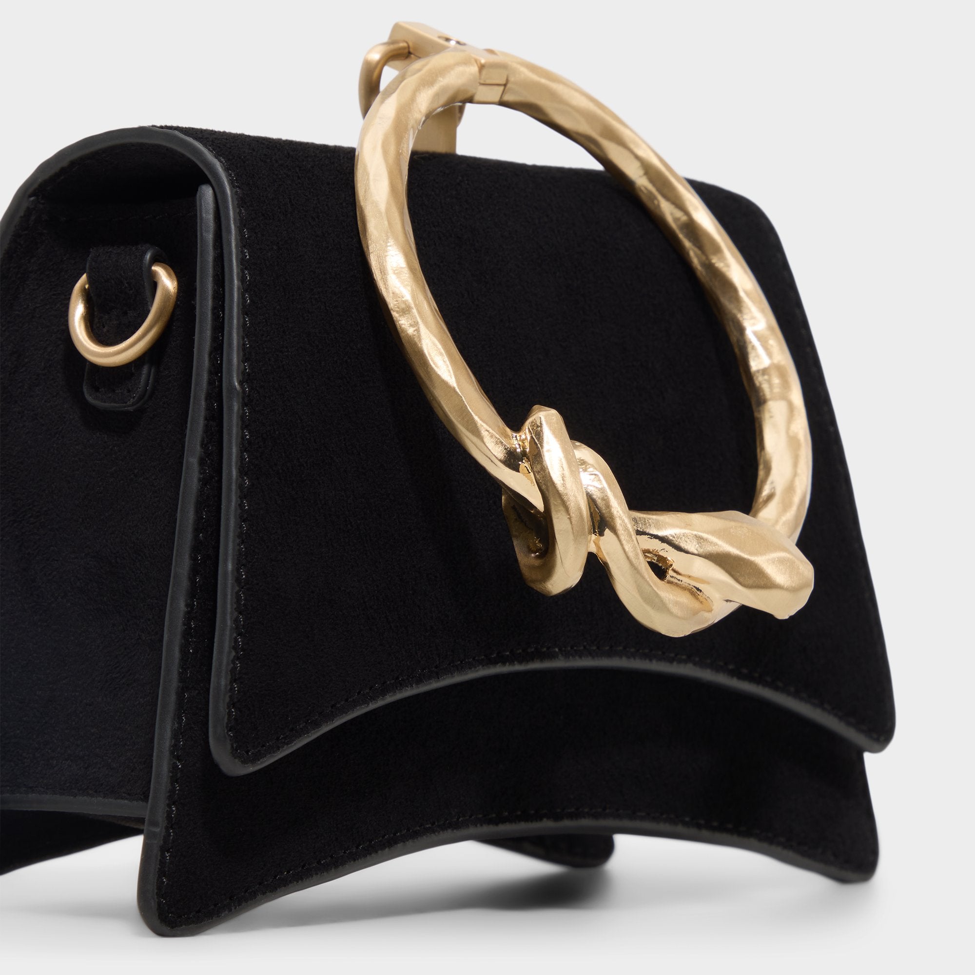 ALDO Elloriaa pochette soirée noir suédine