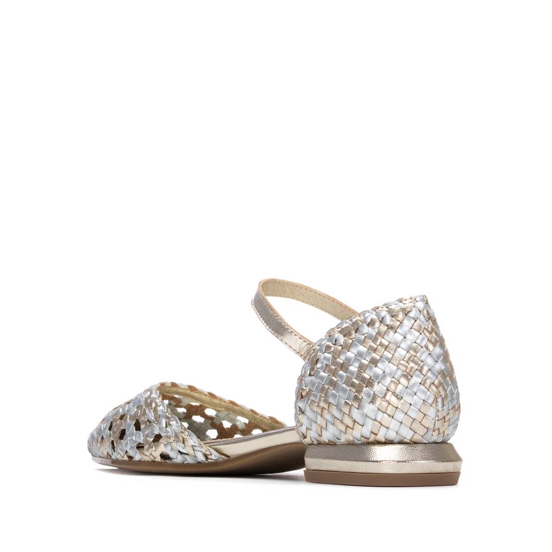 Carmela 16313006 sandales cuir doré talon bas