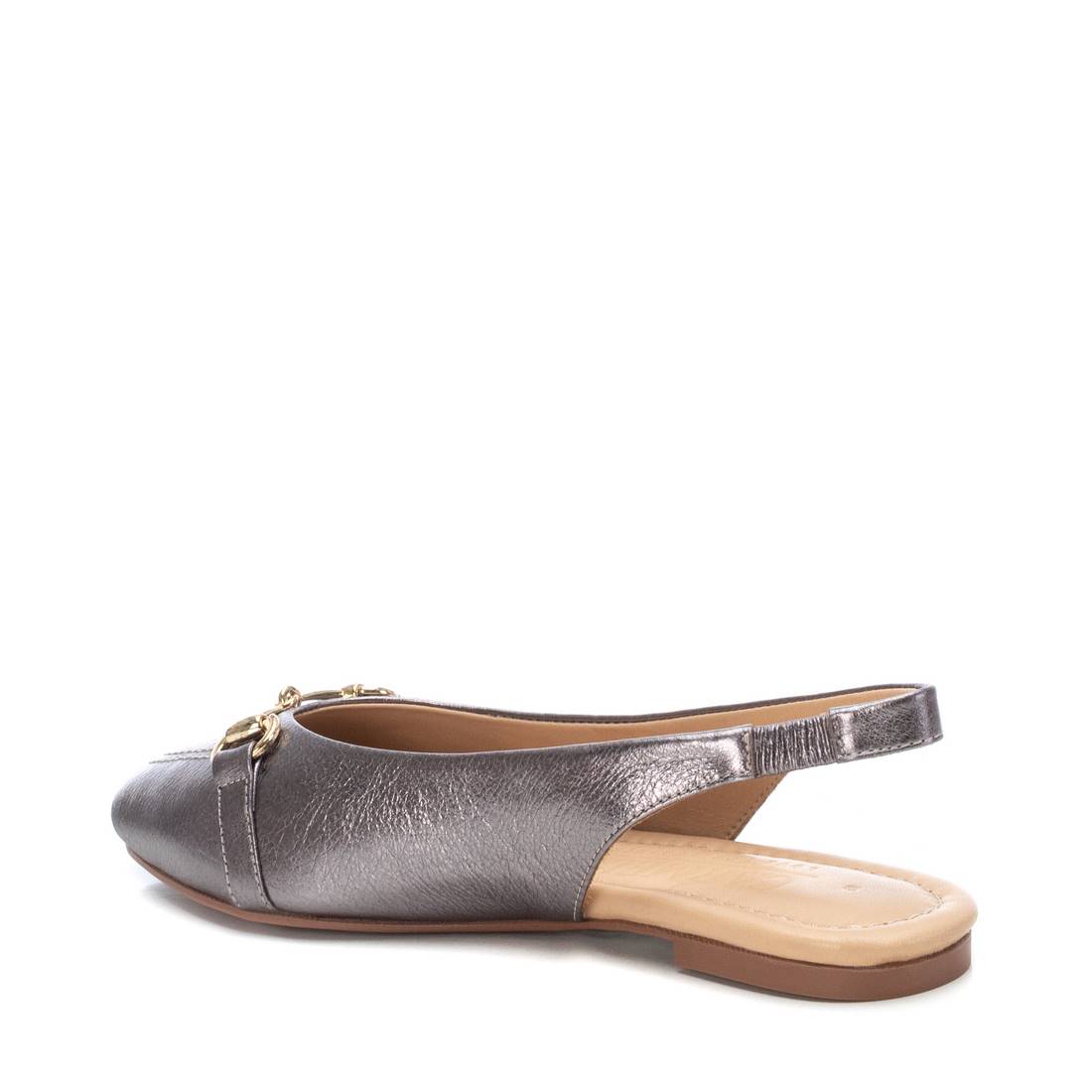 Carmela 16073305 ballerine femme gris cuir plat