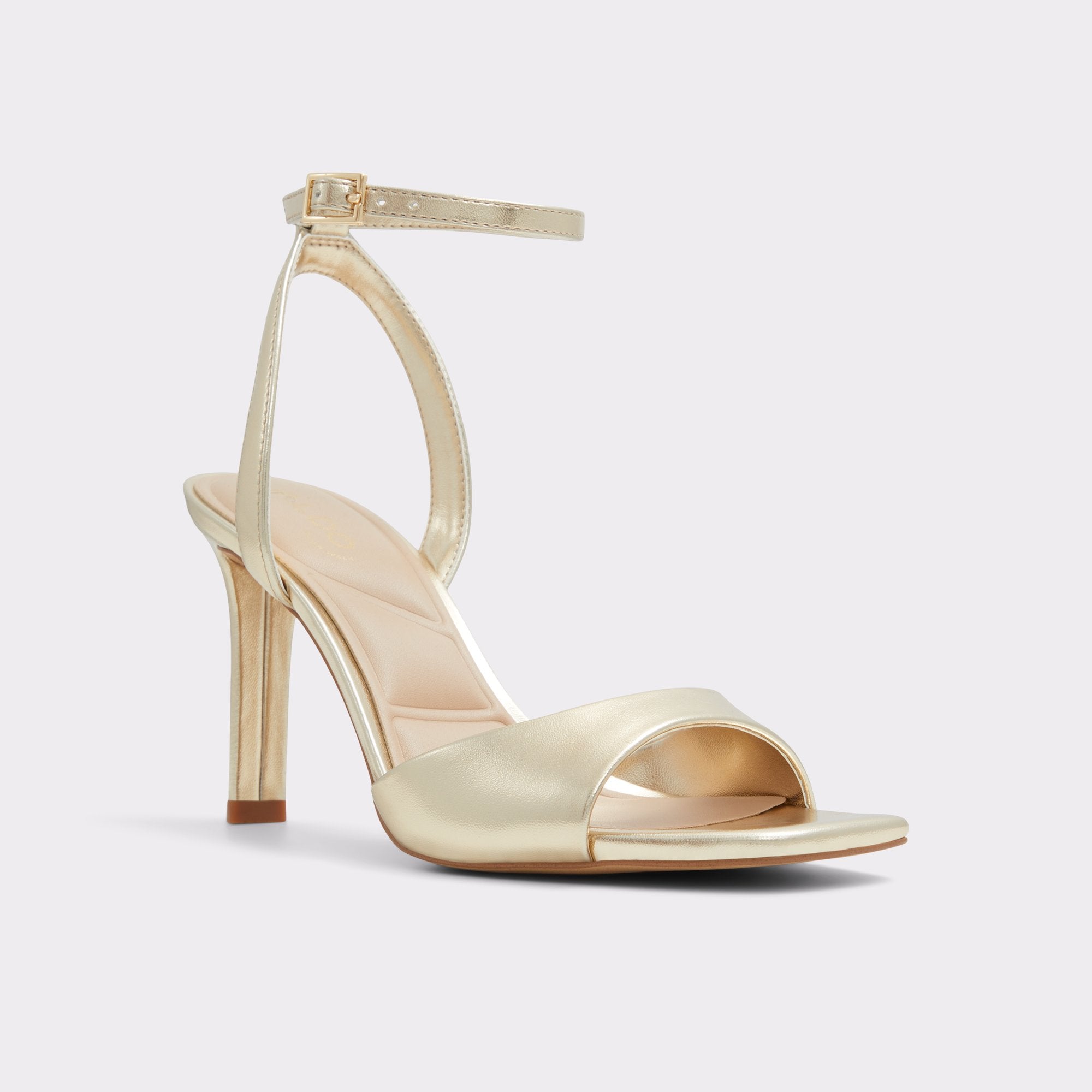 ALDO Sake sandales talon doré métallisé