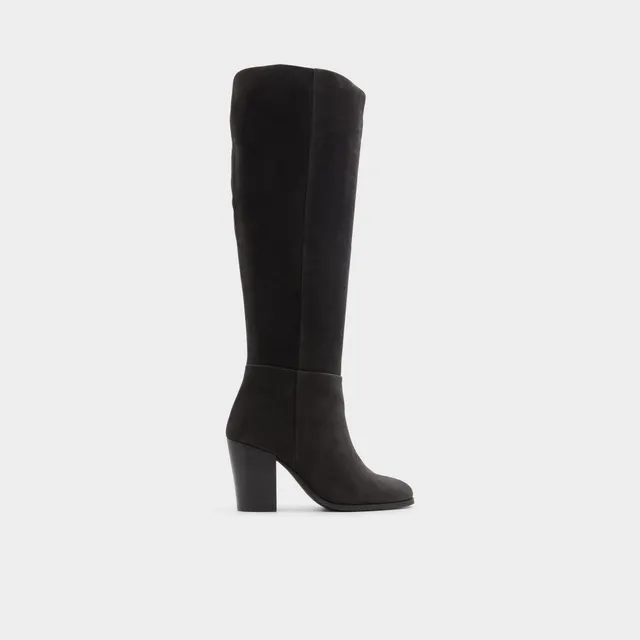 Aldo Belide bottes hautes noires talon bloc