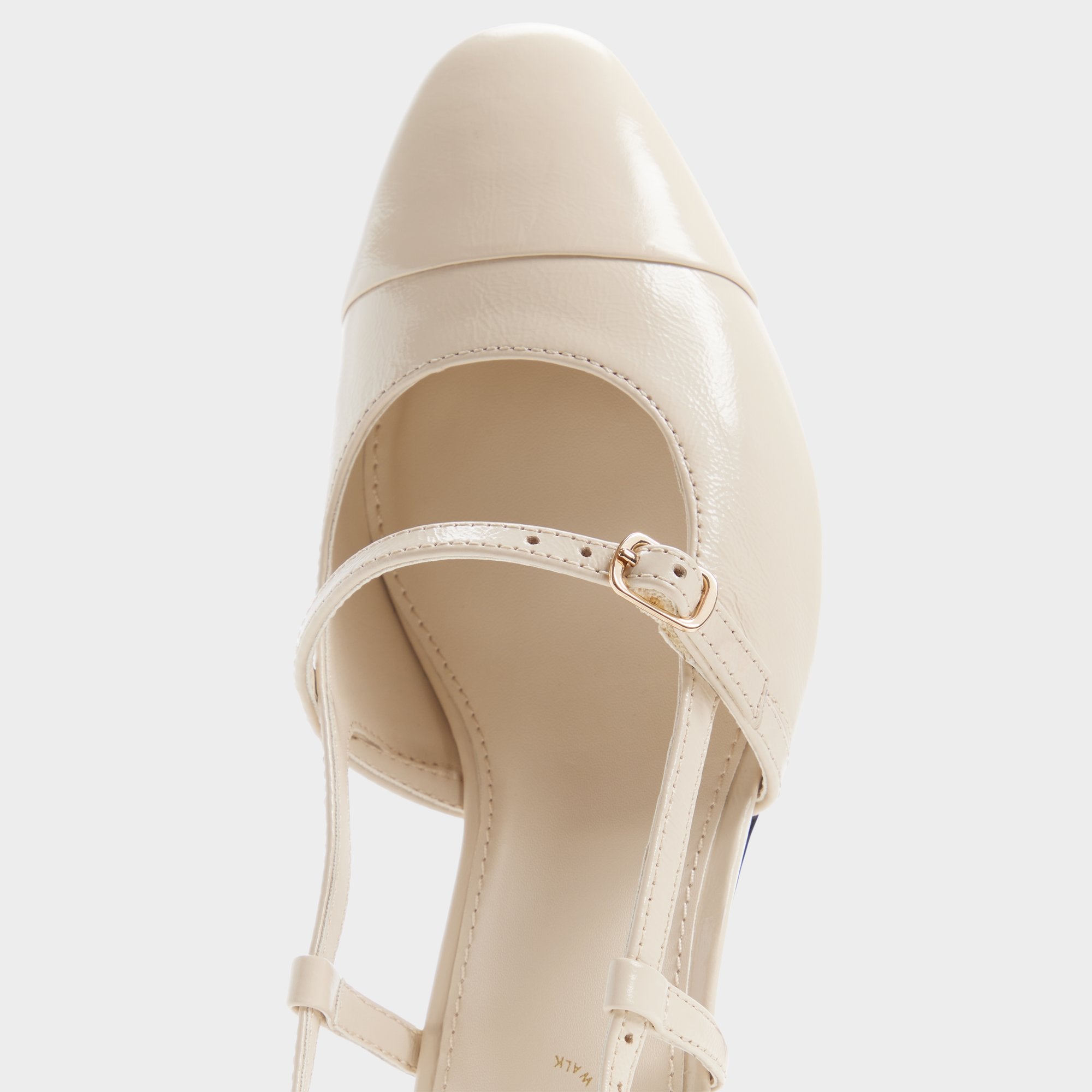 Aldo Pensay Escarpins Talon Bloc Blanc Femme