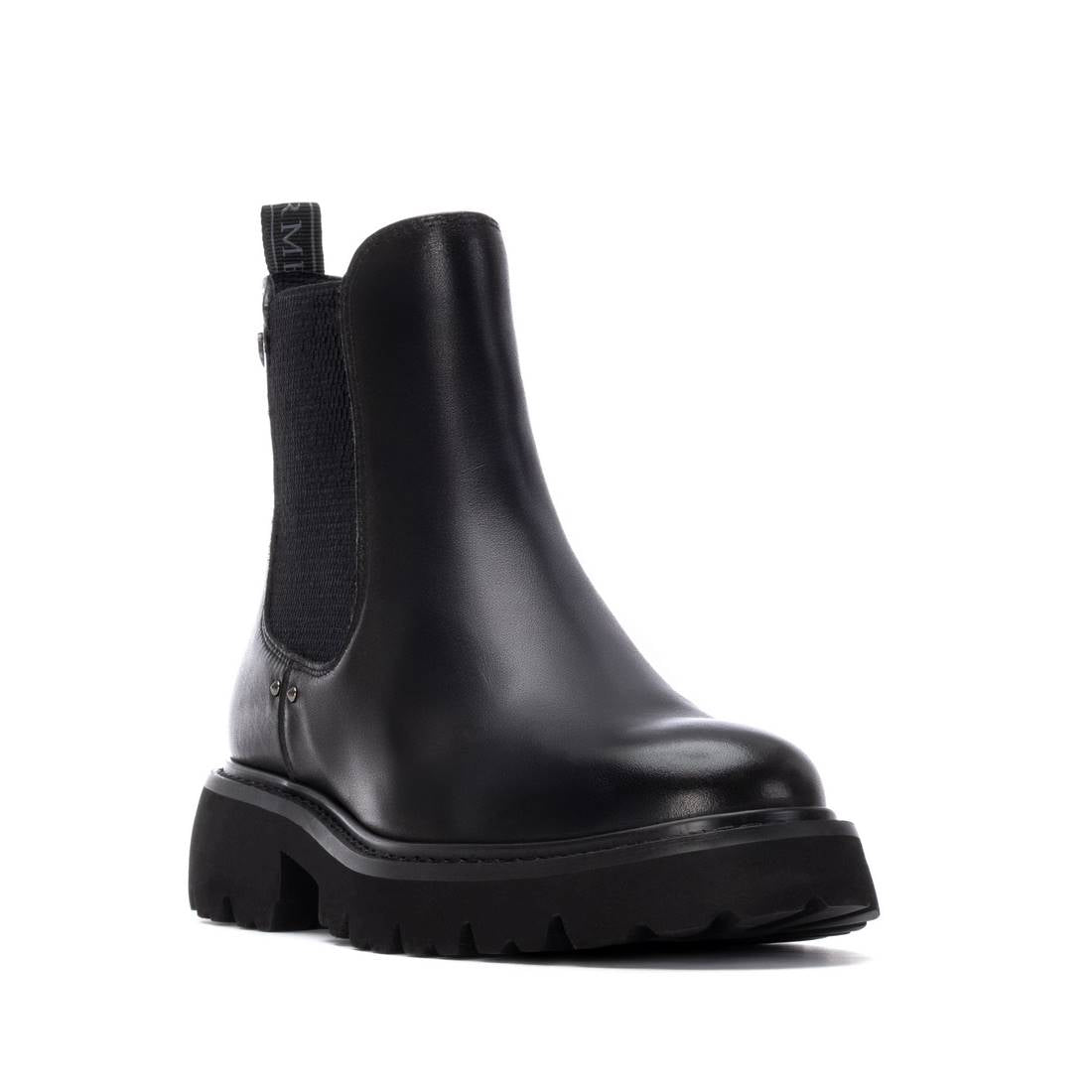 Carmela 16254602 bottines femme noires plates