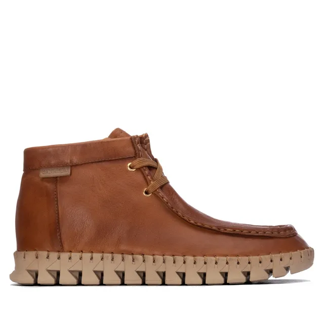 Carmela 16438202 boots femme camel lacets plats