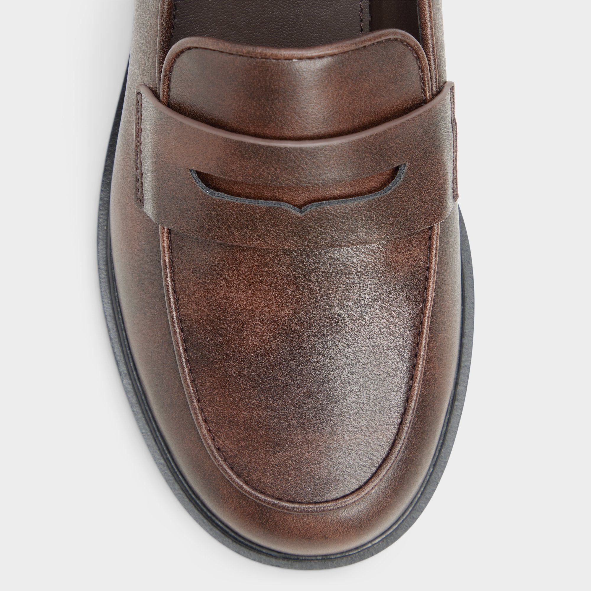 ALDO Valera bottines mocassin talon marron