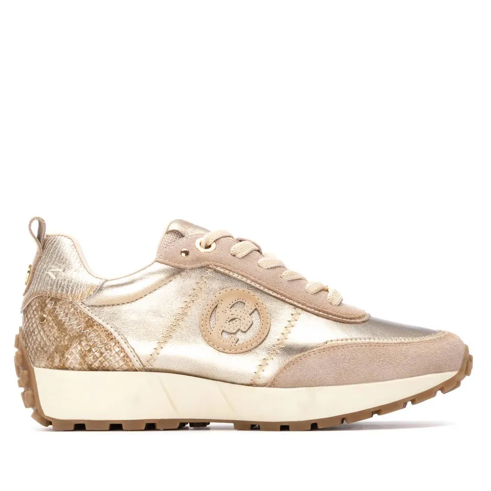 Carmela 16269902 basket femme beige synthétique lacets