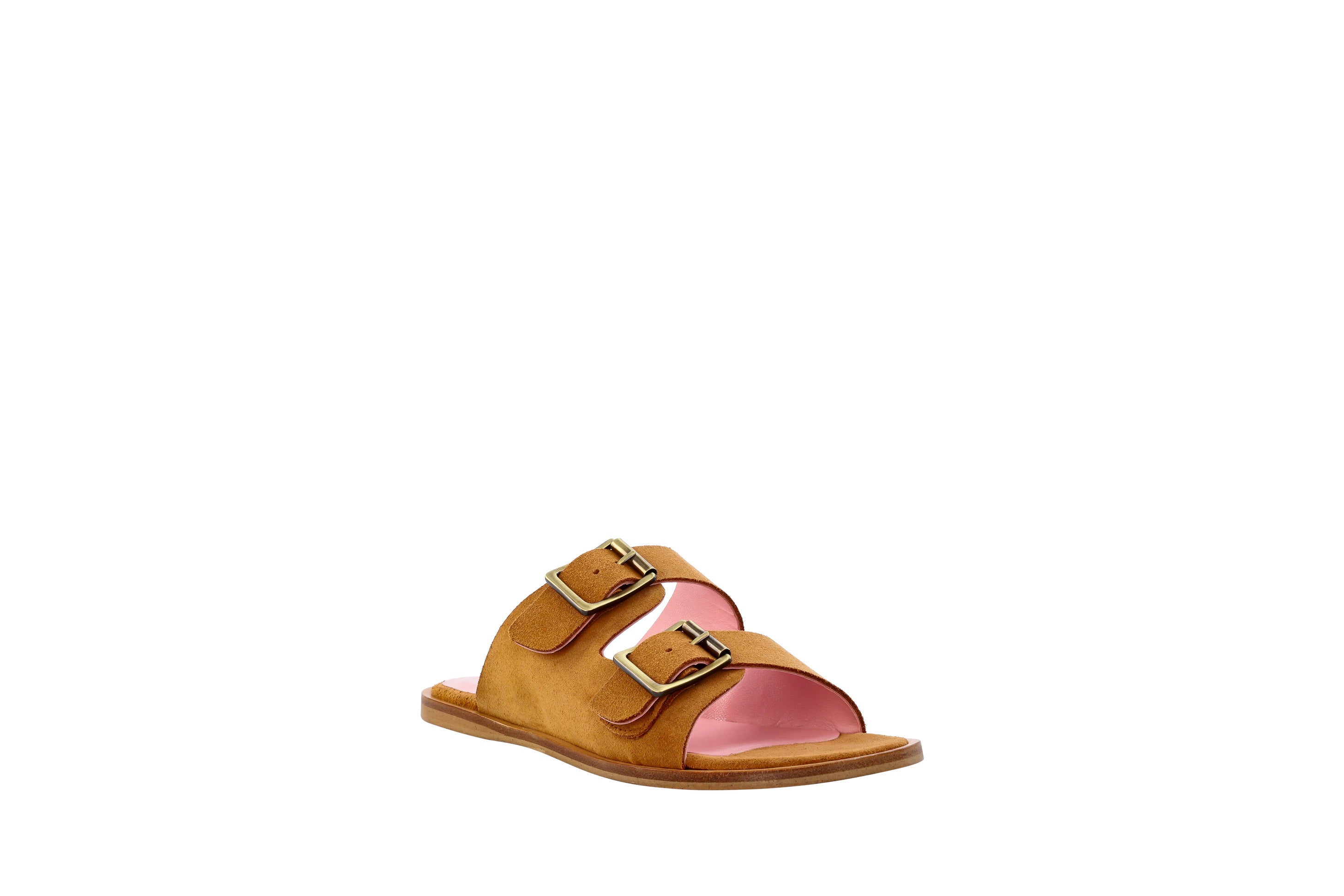 Coralie Masson Hanz sandales cuir camel plates