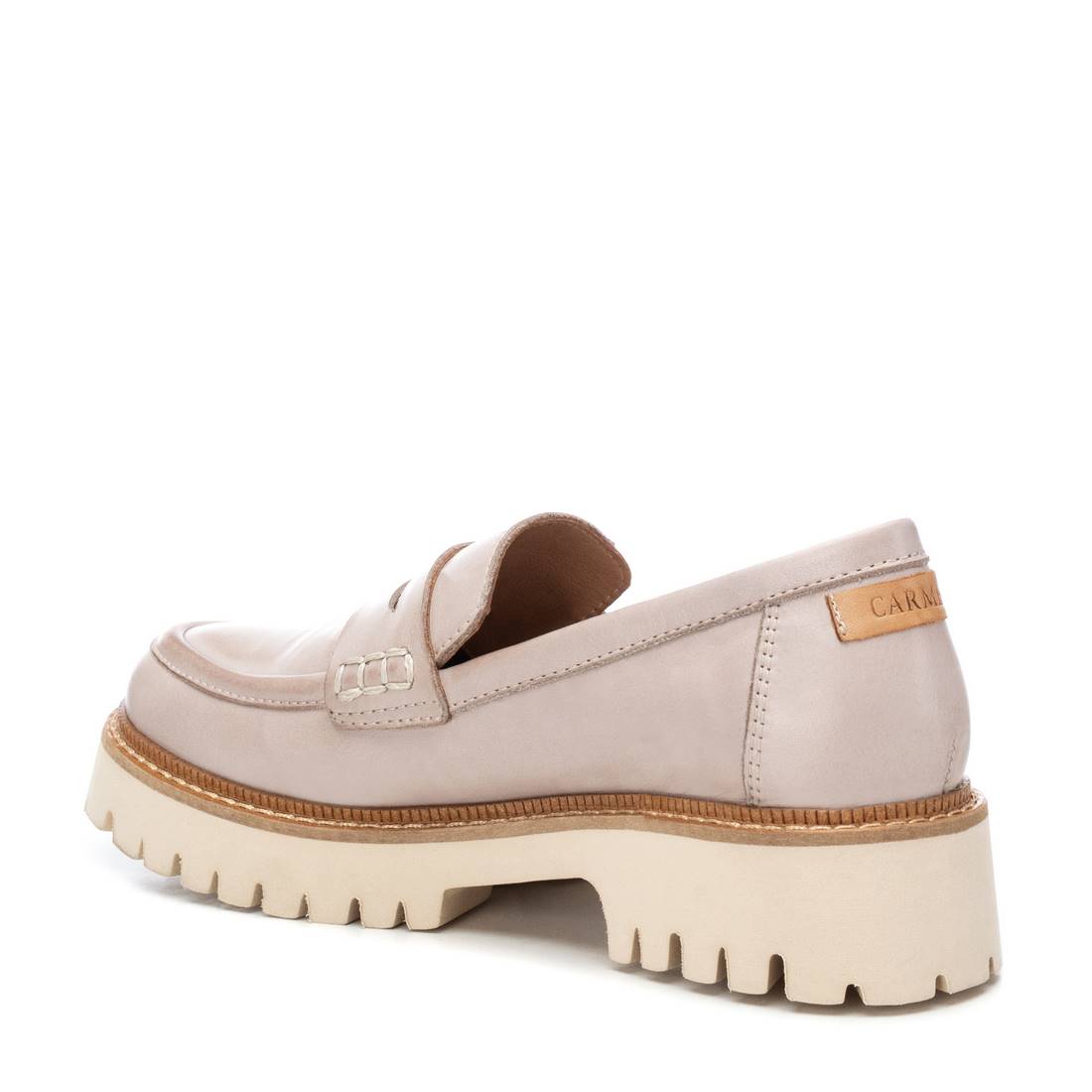 Carmela 16130904 mocassins femme cuir marron plats