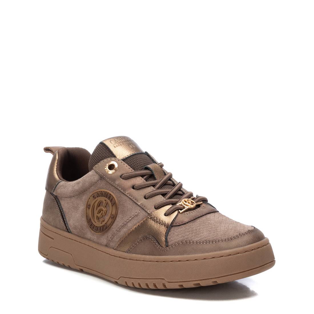 Carmela 16180803 sneaker femme cuir marron lacets