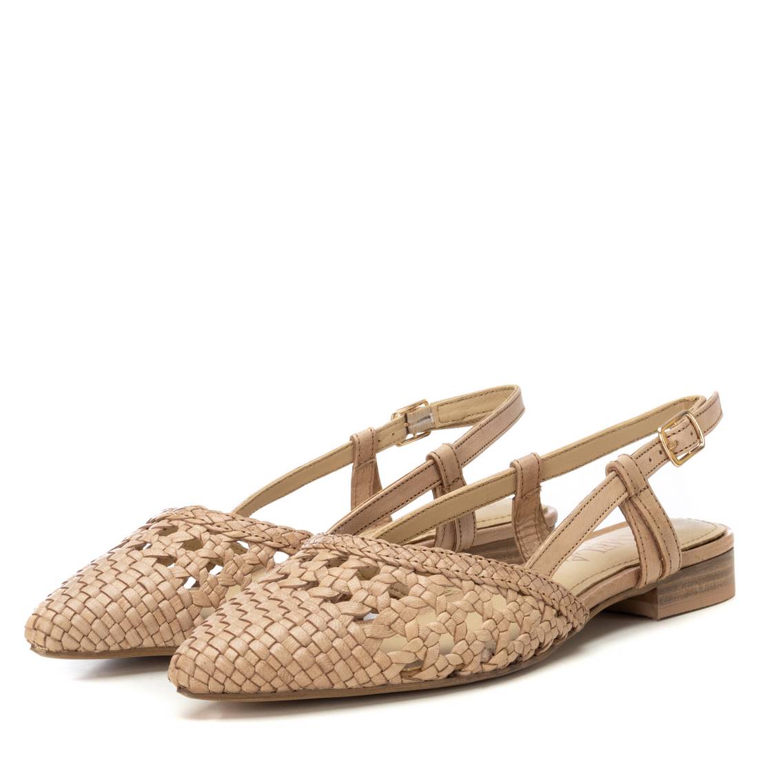 Carmela 16241204 ballerines cuir beige bride cheville