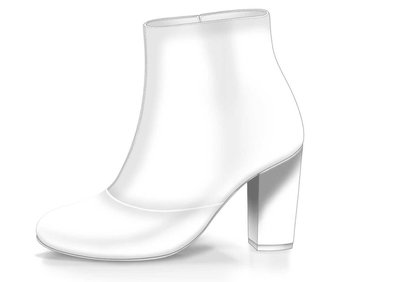 Dessine Moi Un Soulier bottine à talons à personnaliser