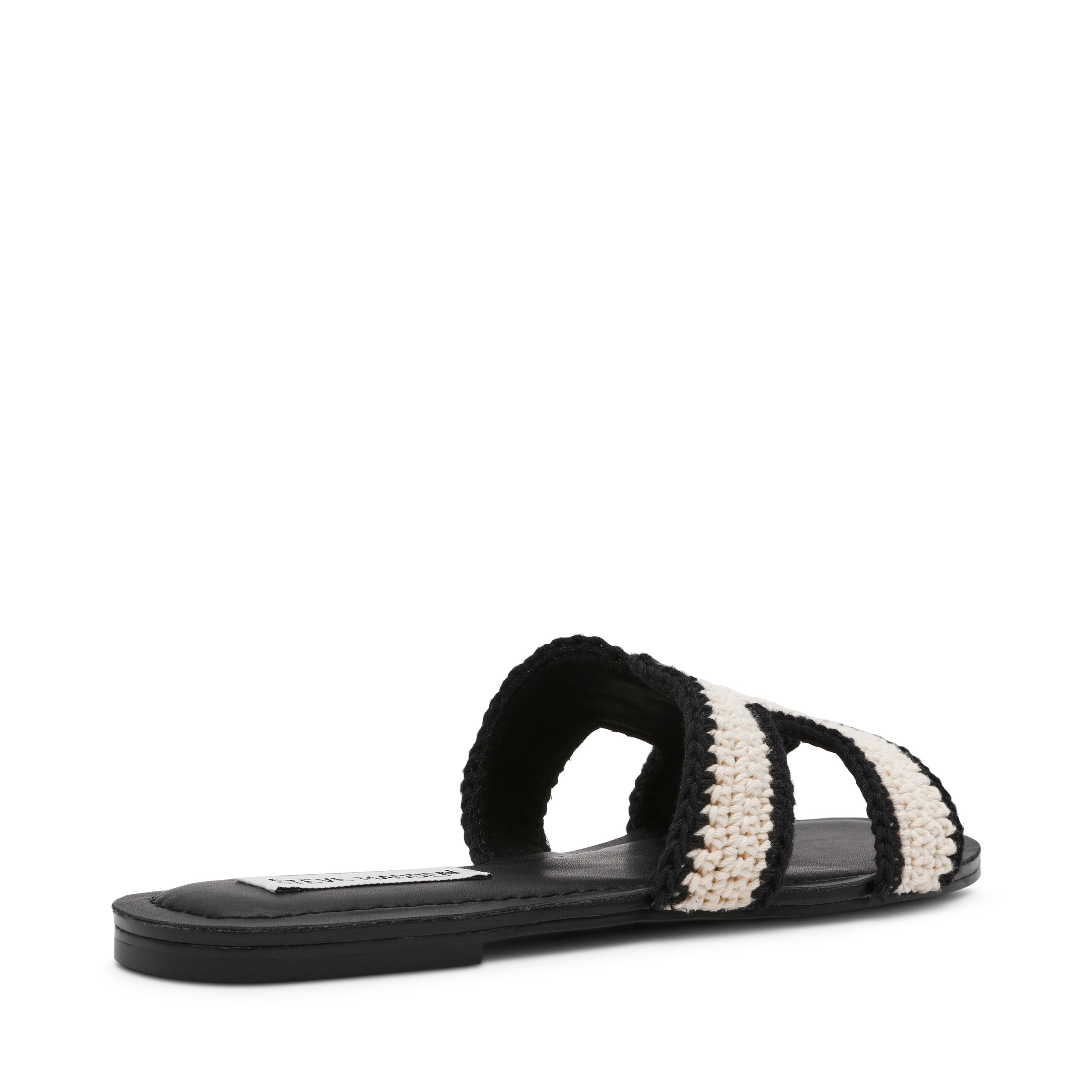 Steve Madden Zarnia-W sandale noir bone textile