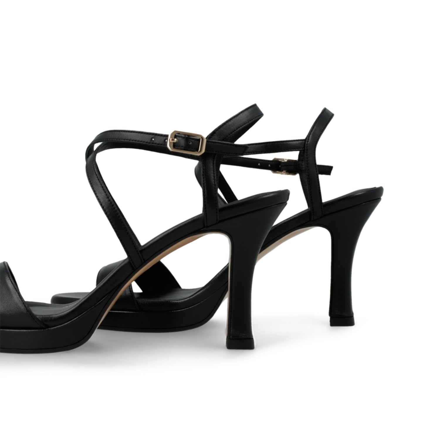 Lodi Lesera sandales noires cuir confort été