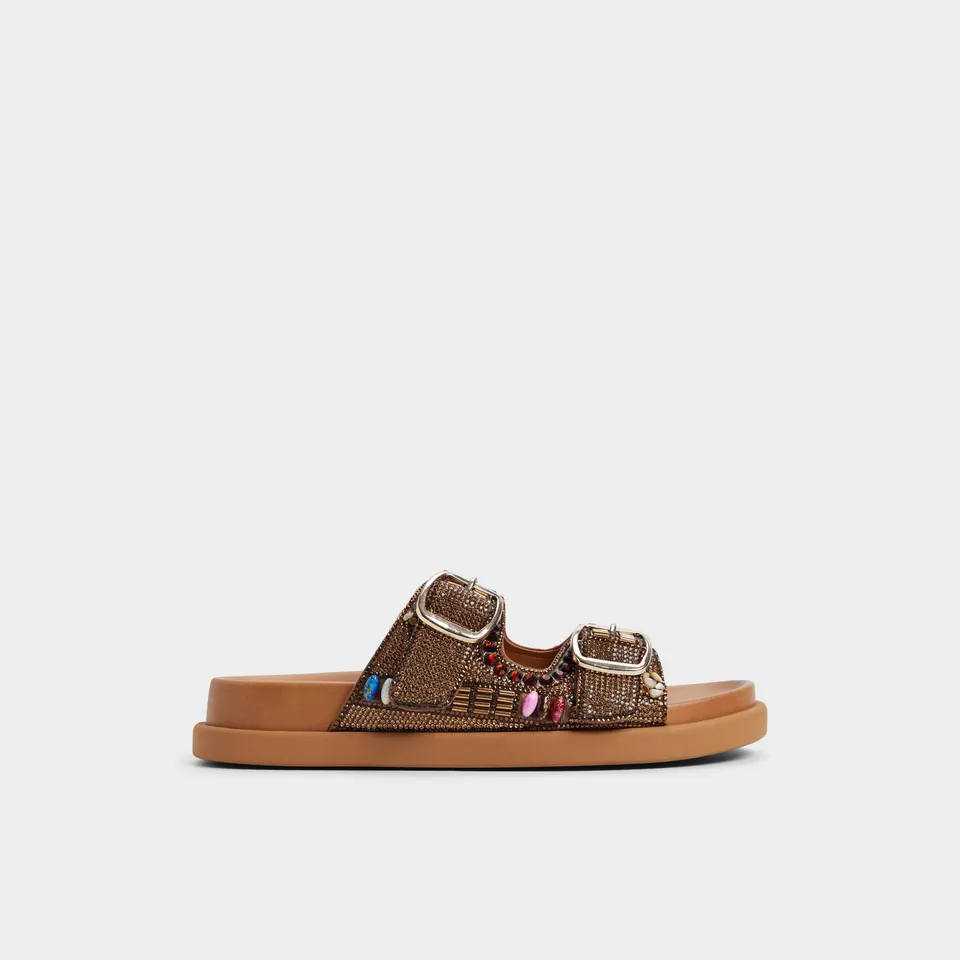 ALDO Bohochic sandales plates femme marron
