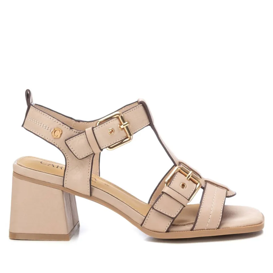 Carmela 16162903 sandale femme marron cuir talon 6 cm