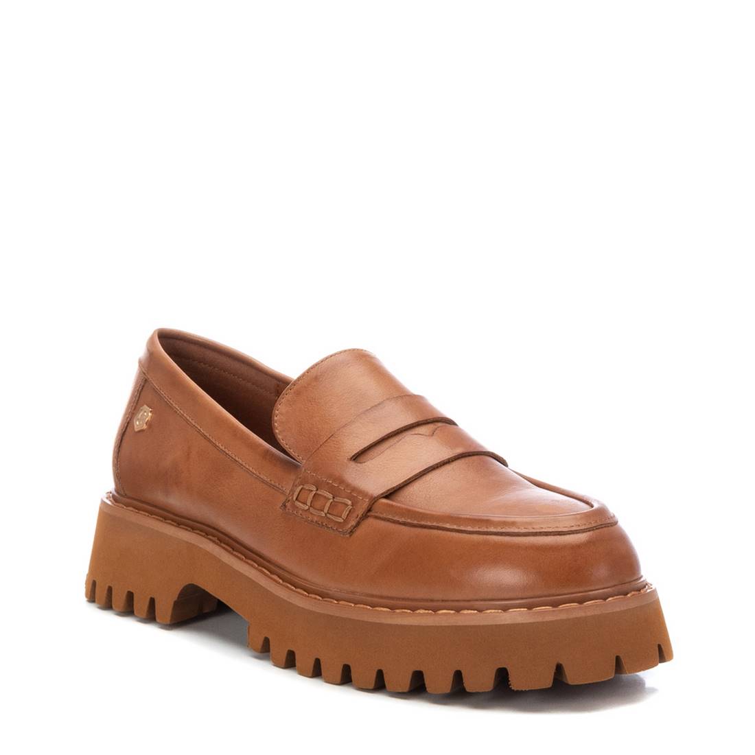 Carmela 16106802 mocassins cuir marron plat